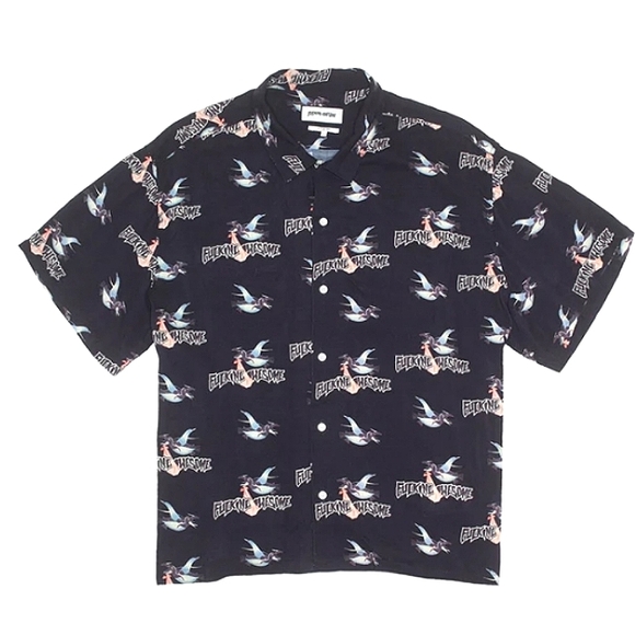 Fucking Awesome "Bird Bag Club 100% Viscose Rayon" button up - Picture 2 of 14